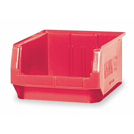 - Quantum Storage Systems Hopper Bin, Red, 7-7/8