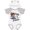White & Heather w/ Ears, variant on Inktastic Día de los Muertos girl Boys or Girls Baby Bodysuit