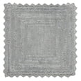 thumbnail image 6 of Better Trends 20" x 60" Bathroom Runner Mat, 100% Cotton, Crochet Bath Mat, Absorbent, Reversible, Machine Washable for Bathroom, Tub & Shower Use Gray - Lilly Crochet Collection, 6 of 6