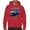 Red, variant on 25 Ford Mustang Dark Horse Sweatshirt 500 HP Performance Modern American Muscle Car V8 Sports Power Racing Hoodie