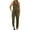 Army Green, variant on gakvbuo Jumpsuits For Women Summmer Dressy Wedding Fashion Women's Casual Solid Color Sleeveless Suspenders V Neck Lacing Jumpsuit