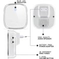 thumbnail image 3 of Wireless Doorbell, 300m Range, 36 Ring Tones, 4 Volume Levels, 1 Transmitter & 2 Receivers, Waterproof Wireless Doorbell Set for Inside and Outside, 3 of 5