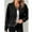 Black, variant on Jackets for Women Bomber Jacket Women Open Front Cardigan Long Sleeve Knit Sweater Outwear with Pockets Fall Jacket Black L