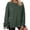 A-Green399, variant on Women's Oversized Side-Zip Sweatshirts Relaxed Fit Asymmetric Hem Pullover Casual Everyday Top