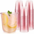 thumbnail image 3 of Disposable Aviation Glasses Thickened Transparent Plastic Cups Whisky Tasting Glasses Bar Party Cups Lightweight Disposable Drinkware for Cocktails, 3 of 4