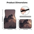 thumbnail image 5 of Pofeuu Dinosaur Moonlit Forest Print Car Foot Mat Set of 4 Pieces - All-Weather Full Set Floor Mats for Cars Trucks SUVs, 5 of 7