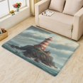 thumbnail image 2 of Lighthouse Area Rugs for Bedroom Living Room - 6x8 ft - Sea Carpet for Home Decor - Nautical Patterned Decorative Indoor Large Rug - Washable & Soft & Non Slip & Low Pile Z&0488, 2 of 7