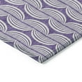 thumbnail image 4 of Addison Rugs Chantille Indoor/Outdoor Transitional Swirls Purple Washable Round Rug, 8' x 8', 4 of 6