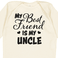 thumbnail image 4 of Inktastic My Best Friend is My Uncle with Hearts Boys or Girls Long Sleeve Baby Bodysuit, 4 of 5