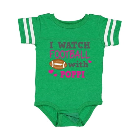 

Inktastic I Watch Football with My Poppi Gift Baby Girl Bodysuit