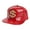 Red, variant on Grofry Baseball Cap Hip Hop Crocodile Skin Texture Decor Adjustable Buckle Cash Sign Sun Anti UV Glossy Punk Street Dance Outdoor Peaked Cap