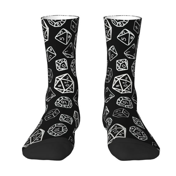DND Dungeons And Dragons Socks Crew Novelty Socks Casual Dress Gifts For Men Women