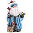 thumbnail image 2 of G.Debrekht 821023 Woodcarving Feathered Friends Santa 6 in. - Woodcarved Santa, 2 of 2
