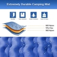thumbnail image 4 of Double Sleeping Pad Camping, Self Inflating 6'' Extra-Thick 2 Person Pillow Built-in Foot Pump Waterproof Inflatable Sleeping Mat Backpacking, Tent, Hiking, Portable Camping Pad (Navy Grey), 4 of 9