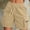 Khaki, variant on Only Moment Women's Summer Sweat Shorts Polyester,Spandex Summer Casual Wide Leg Loose High Waist Drawstring Dressy Shorts 2026 Beach Vacation Clothes Womens Athletic Shorts Army Green,S
