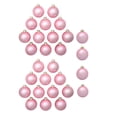 thumbnail image 2 of 28ct Matte Baby Pink Glass Ball Christmas Ornaments 2" (50mm), 2 of 3