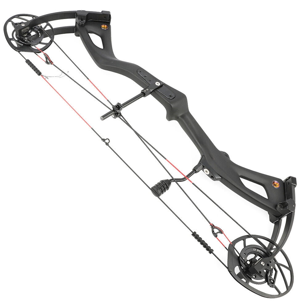 AME 29 Inch Carbon Fiber Compound Bow 0-70lbs Adjustable 345FPS Adult Hunting Target Archery