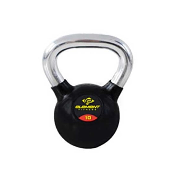 Element Fitness Commercial Chrome Handle Kettle Bell-30 lb.
