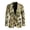 Camo Tree Print, variant on Casual Blazer Suit Jacket for Men Tropical Hibiscus Leaves Plumeria Regular Fit Sport Coat with 2 Side Pockets One Button Long Sleeve Sportcoat,S