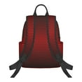 thumbnail image 3 of Xecao Red Geometric print Backpack For women men Aesthetic Lightweight Travel Daypack Simple Cute Backpack For Bookbag, 3 of 8