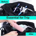 thumbnail image 5 of Estuche de viaje para cepillos de dientes, soporte para cepillos de dientes de viaje, estuche para cepillos de dientes para viajes, campamentos, hogar, escuela, negocios, baño, paquete de 2 (verde, ro, 5 of 5