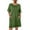 Army Green, variant on Ekouaer Sleep Shirts for Women Nightgown Short Sleeves T shirt Night Dress Round Neck Womans Nightgown with Pocket