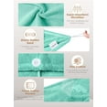 thumbnail image 3 of INCTUO 3 Packs Microfiber Hair Towel, Hair Turbans for Wet Hair, Drying Hair Wrap Towels for Curly Hair Women Anti Frizz (Pink,Purple,Green), 3 of 7