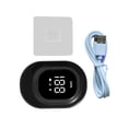 thumbnail image 4 of MERIGLARE Toothbrush Sanitizeri Case USB Charging LED Screen Drying Toothbrush Cleaner black, 4 of 9