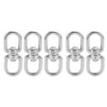 thumbnail image 1 of Double Ended Swivel Hook, M5 Stable 5Pcs Practical Steel Swivel Hooks  For 130kg Load Bearing For Connection Between Steel Wire Ropes And Chains, 1 of 8