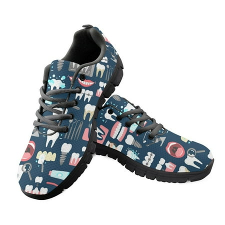 

Cute Teeth Dental Pattern Summer Casual Shoes For Women 2023 Jogging Shoes Female Sneakers Breathable Mesh Shoe Scarpe Da Donna