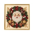 thumbnail image 3 of Christmas Pearl Diamond Art Painting Kit with Frame Festive Diamond Dots Bead Craft for Adults Beginners Holiday Themes Raised Pearl Art Wall Decor Relaxing Handmade Gift, 3 of 6