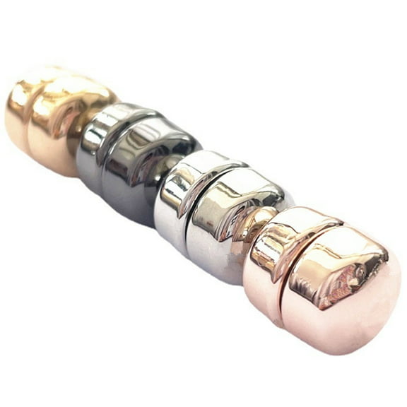 4 Pcs Round Shiny Magnetic Closure Magnets Convenient Hijab Button Circle Magnet Scarf for Hair Scarf Supply Miss