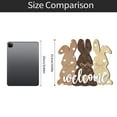 thumbnail image 3 of Easter Bunny Wooden Hanging Sign - Spring Decor Door Wreath, Rabbit Door Hanging Plaque for Easter & Spring Home Decorations, 3 of 3