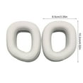 thumbnail image 3 of Replacement Protein Leather Earpads Ear Pad for HS80 Headphones Ear Cushions Earmuffs Ear Covers, 3 of 8