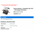 thumbnail image 2 of Starter Solenoid - Compatible with 1957 - 1959 Dodge P300 Series 1958, 2 of 2