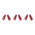 thumbnail image 2 of Soidarity 1 par de piezas de bicicleta de montaje de tapón de rueda de pastilla de freno para reemplazar rojo/marrón Rojo marrón 3piezas Soidarity CBP226815, 2 of 6