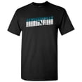 thumbnail image 5 of UGP Campus Apparel Jacksonville Retro Repeat - Sports Team City Pride Tailgating T Shirt - 2X-Large - Black, 5 of 6