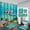 Colorful Tropical Fish, variant on 4PCS Blue Teal Sea Turtle Shower Curtain Set, Waterproof Fabric Shower Curtain, Non-Slip Bath Mat Bathroom Rugs, Underwater Ocean Sea Animal Marine Life Beach Nautical Coastal Bathroom Decor