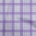 thumbnail image 1 of oneOone Cotton Silk Violet Fabric Check Sewing Fabric By The Yard Printed Diy Clothing Sewing Supplies 42 Inch Wide, 1 of 4