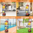 thumbnail image 3 of Vislone Ball Storage Rack - Wall-Mounted Vertical Ball Holder for Basketball, Soccer, Volleyball, Football Organizer for Garage, Home, Basement, Outdoor Use, 3 of 7