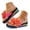 Orange, variant on Women's Wedge Flip Flops Flower Platform Summer Beach Vacation Slides Sandals Casual Walking Thong Slippers Shoes Size 6-10 Orange