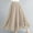 Gray, variant on FRSASU Women's Linen Skirts Summer Boho Solid Beach Elastic High Waist Pleated A-Line Flowy Swing Double Layer Skirt Yellow