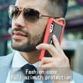 thumbnail image 5 of Velvet 5G Case 6.8" - Heavy Duty Protective Hybrid Rugged Kickstand Shockproof Case Protective Cover with Ring Holder Case for LG Velvet 5G 2020 LM-G900, K, 5 of 7