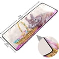 thumbnail image 3 of Dreamtimes Easter Bunny Hallway Runner Rug 2'x6' Kitchen Rug with Rubber Backing Colorful Eggs Watercolor Non Slip Entryway Rug Runner Washable Soft Area Rug for Hallway Bedroom Kitchen Decor, 3 of 6