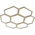 thumbnail image 2 of Ekena Millwork 30"OD x 12 3/4"ID x 1/4"T Florin Wood Fretwork Pierced Ceiling Medallion, Birch, 2 of 3