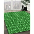 thumbnail image 2 of Ahgly Company Indoor Round Patterned Green Area Rugs, 8' Round, 2 of 6