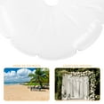thumbnail image 4 of MERRYHAPY 2-Pack White Plastic Saddle Weights for Beach Garden Umbrellas, and Stable Outdoor Accessory, 4 of 6