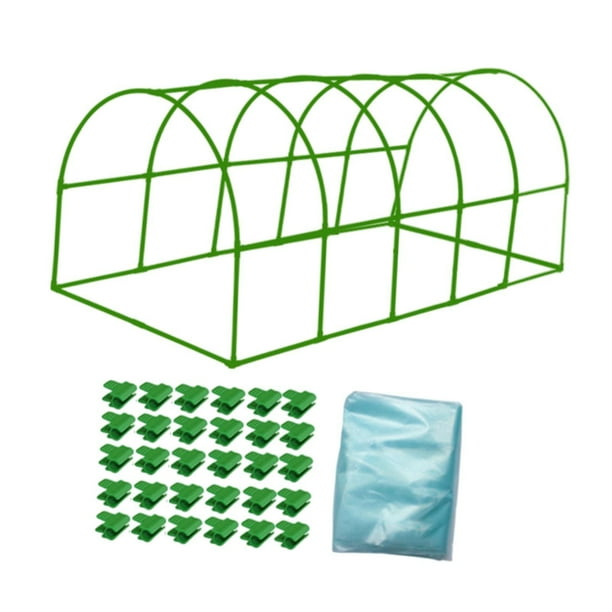Invernadero de jardín Colamx 300cmx120cmx110cm material PP de tubería de hierro