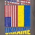 thumbnail image 3 of CafePress - I Stand With Ukraine Support Ukrainian Ame T Shirt - Womens Comfort Colors® Shirt, 3 of 4