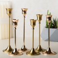 thumbnail image 2 of 3pcs/set Metal Candelabra Candle Holder Wedding Table Centerpieces Stand Candelabrum Desktop Home Decor, 2 of 14
